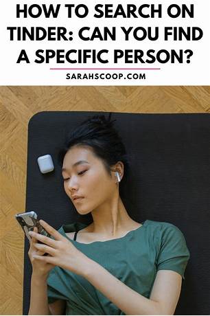 Can you search for someone's tinder profile