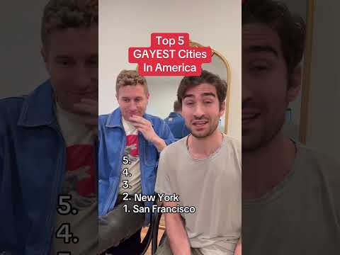 Biggest gay cities in the us