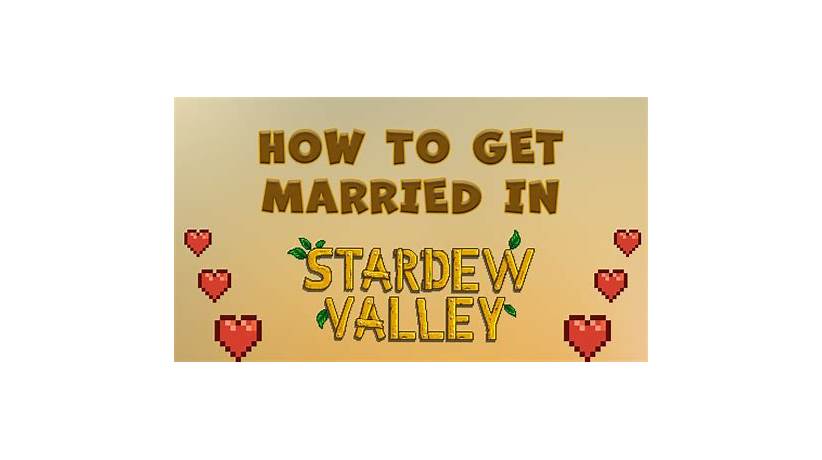 Can two players get married in stardew valley