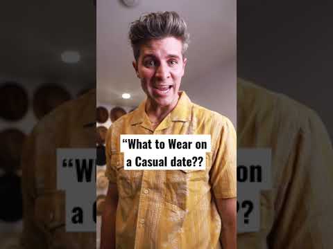 Casual date night clothes for men