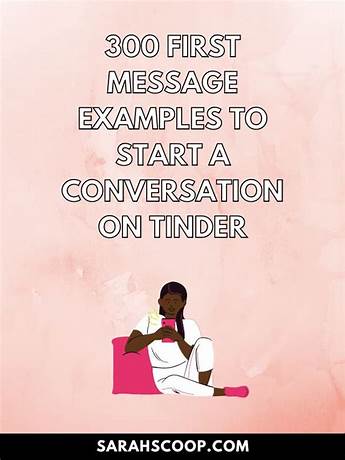 Best thing to text a girl on tinder