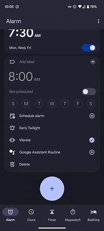 Alarm clock app for android tv